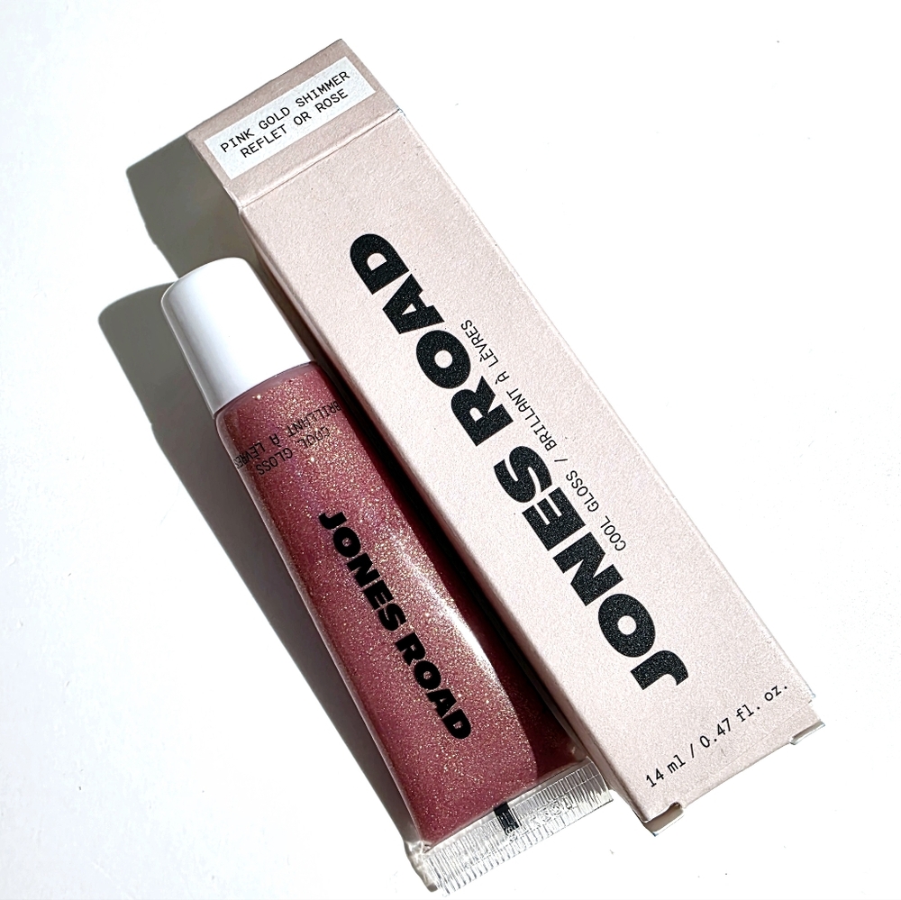 Jones Road Cool Gloss Pink Gold Shimmer New